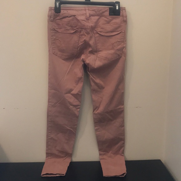 American Eagle Super Stretch Rose Pink Jeggings - Picture 5 of 6